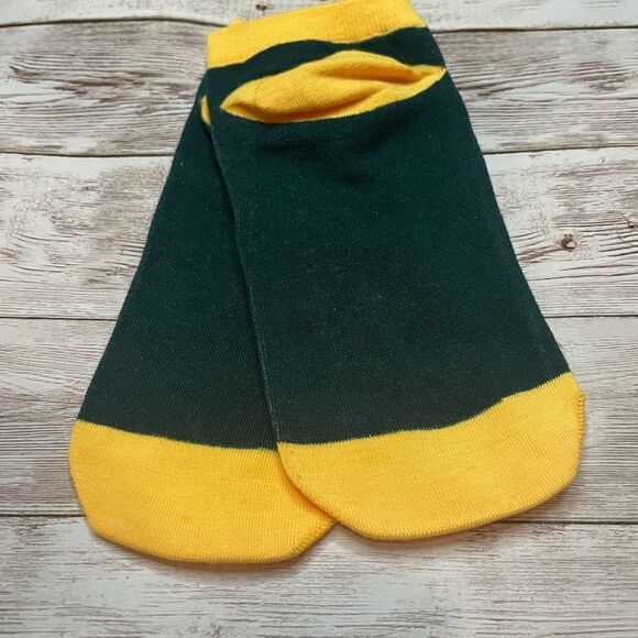 Lemon Fruit Green & Yellow Color Block Socks - Picture 4 of 5
